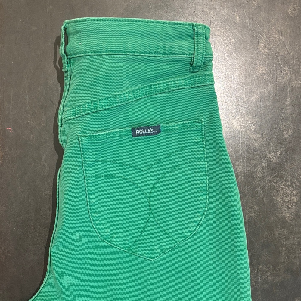 Rolla's Vibrant Green Denim Pants